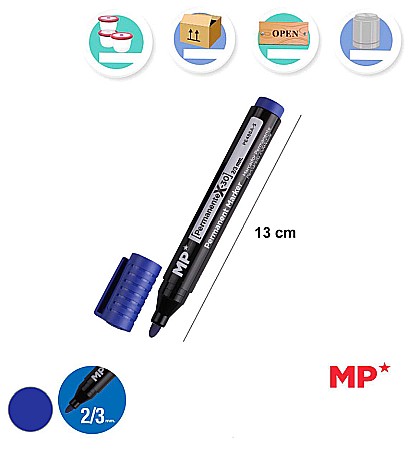 Bic/ IPB - MARKER PERMANENT IPB ALBASTRU PE486A-S