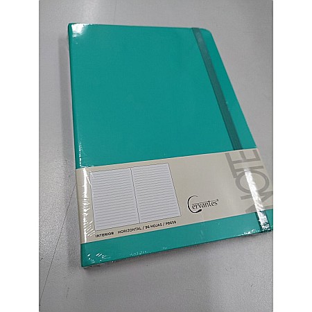 NOTES IPB A5 CERVANTES CU ELASTIC 96F ALBASTRU AZUR PASTEL AR/ DR/ VE PB659 [1]