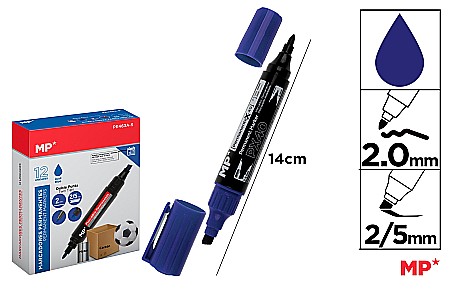 INSTRUMENTE DE SCRIS - MARKER PERMANENT IPB 2 CAPETE ALBASTRU PE463A-S