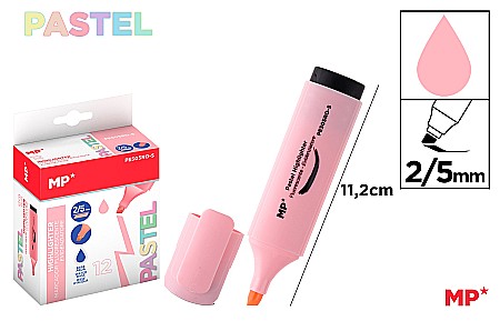 Textlinere - TEXTMARKER IPB ROZ PASTEL PE505RO-S