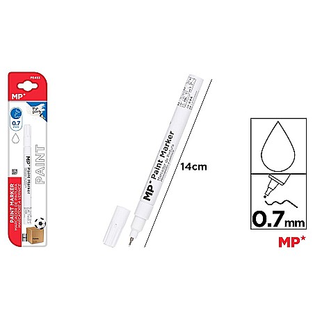 INSTRUMENTE DE SCRIS - MARKER VOPSEA IPB 0.7MM ALB PE453