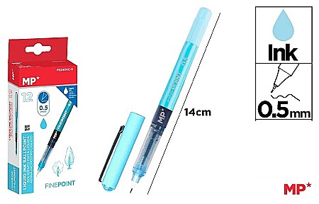 INSTRUMENTE DE SCRIS - ROLLER IPB X5 GEL 0.5MM ALBASTRU DESCHIS PE240AC-S