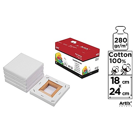 Panza/ Carton panzat pentru pictura - RAMA CU PANZA IPB 18*24CM PP93-1824