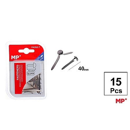 ARTICOLE DE BIROU - PIONEZE TIP CLEMA IPB 40MM ALAMA 15/SET PA352-7