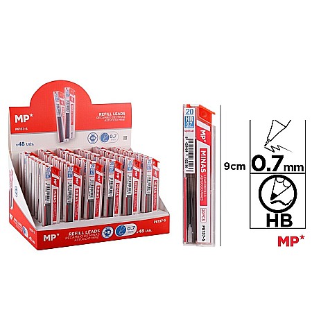 Mine creion mecanic - MINA CREION IPB 0.7MM HB, 20 BUC PE137-S