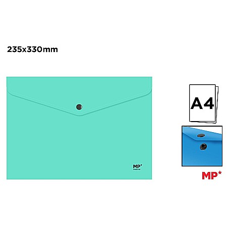 Mape tip plic cu capsa - MAPA PLASTIC IPB A4 CU CAPSA TURCOAZ PC537-03