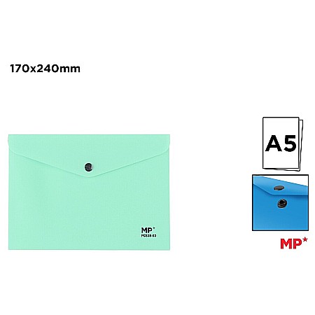 Mape tip plic cu capsa - MAPA PLASTIC IPB A5 CU CAPSA TURCOAZ PC538-03