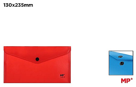 Mape tip plic cu capsa - MAPA PLASTIC IPB DL CU CAPSA ROSU PC542-02