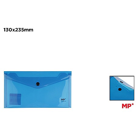 Mape tip plic cu capsa - MAPA PLASTIC IPB DL CU CAPSA ALBASTRU MARIN TRANSPARENT PC548-03