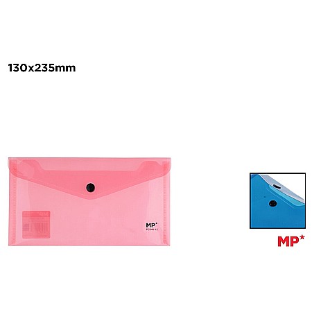 Mape tip plic cu capsa - MAPA PLASTIC IPB DL CU CAPSA CORAL TRANSPARENT PC548-12