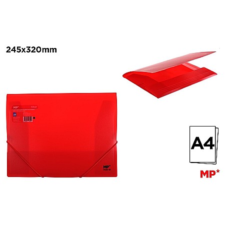 ORGANIZARE SI ARHIVARE - DOSAR PLIC PP A4 IPB CU ELASTIC ROSU PC551-02