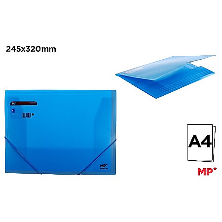 ORGANIZARE SI ARHIVARE - DOSAR PLIC PP A4 IPB CU ELASTIC ALBASTRU AZUR PC551-06