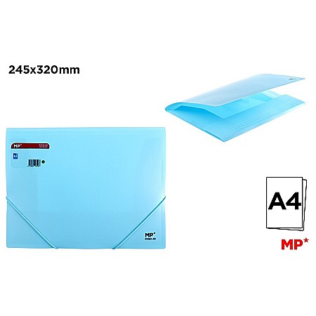 ORGANIZARE SI ARHIVARE - DOSAR PLIC PP A4 IPB CU ELASTIC ALBASTRU DESCHIS PC551-09