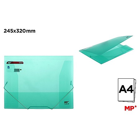 ORGANIZARE SI ARHIVARE - DOSAR PLIC PP A4 IPB CU ELASTIC TURQUOISE TRANSLUCID PC552-06
