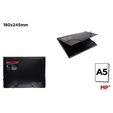 ORGANIZARE SI ARHIVARE - DOSAR PLIC PP A5 IPB CU ELASTIC NEGRU PC553-01