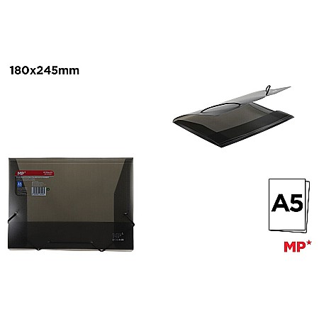 ORGANIZARE SI ARHIVARE - DOSAR PLIC PP A5 IPB CU ELASTIC NEGRU TRANSLUCID PC554-01