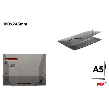 ORGANIZARE SI ARHIVARE - DOSAR PLIC PP A5 IPB CU ELASTIC GRI TRANSLUCID PC554-02