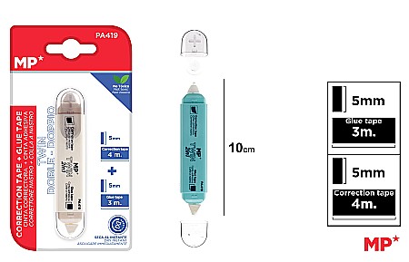 Corectoare - CORECTOR SI BANDA LIPICI 2 IN 1 IPB  PA419