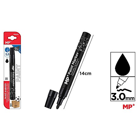 INSTRUMENTE DE SCRIS - MARKER VOPSEA IPB 3.0MM NEGRU PE431
