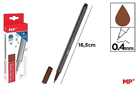 INSTRUMENTE DE SCRIS - FINELINER IPB VARF 0.4MM MARO PE206MA-S