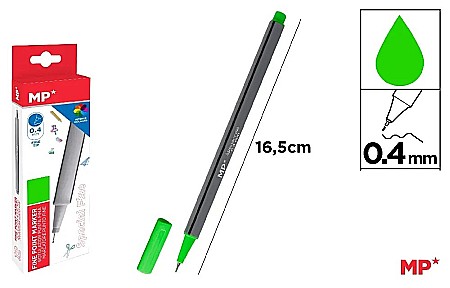 Linere - FINELINER IPB VARF 0.4MM VERDE MAR PE206VM-S