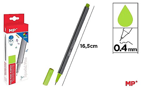 Linere - FINELINER IPB VARF 0.4MM VERDE PE206V-S