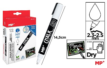 Marker Creta lichida - MARKER CRETA IPB VARF 2.3MM-2.5MM ALB PE551B-S