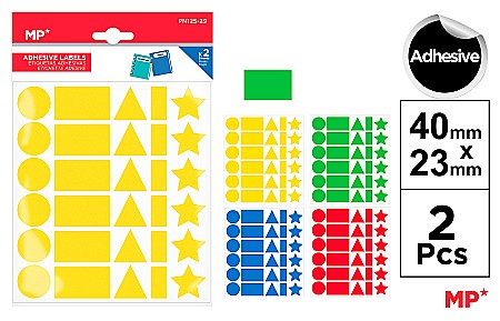 Stickere Decorative - STICKER IPB DIFERITE FORME 2 COLI/SET PN125-29