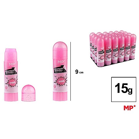 RECHIZITE SCOLARE - LIPICI SOLID IPB GLITTER 15G ROZ PP006