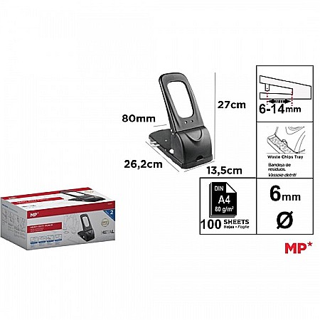 PERFORATOR PROFESIONAL IPB 100 COLI METALIC NEGRU PA651 [3]