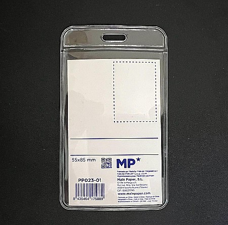 BUZUNAR ECUSON IPB 55*85MM VERTICAL PP TRANSPARENT PP023-01 [1]