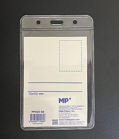 BUZUNAR ECUSON IPB 72*102MM VERTICAL PP TRANSPARENT PP023-02 [1]