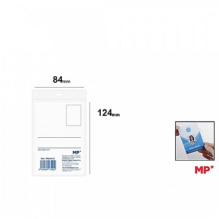 BUZUNAR ECUSON IPB 84*124MM VERTICAL PP TRANSPARENT PP024-01 [2]
