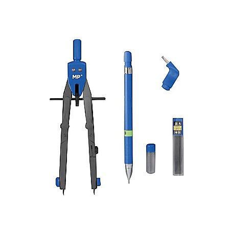 Compas - COMPAS IPB 170MM 5 PIESE ALBASTRU PA119-1