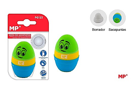 Ascutitori - ASCUTITOARE CU RADIERA IPB FORMA OU + 1 REZERVA PG123