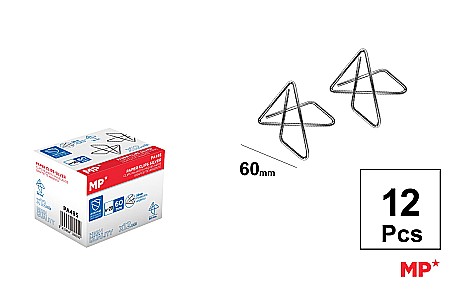 Clips Hartie - CLIPS HARTIE IPB NICHEL 65MM 12/SET PA495