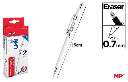 Creioane mecanice - CREION MECANIC IPB 0.7MM ALB PE179B-S