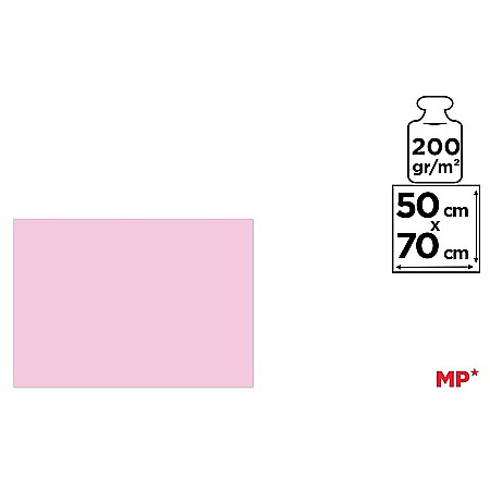 CARTON COLOR IPB 50*70CM 200GR ROZ PN457 [1]