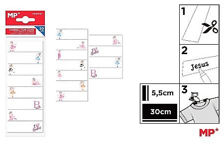 RECHIZITE SCOLARE - ETICHETE TEXTILE IPB TERMOADEZIVE FANTASIA BALET PA011-07
