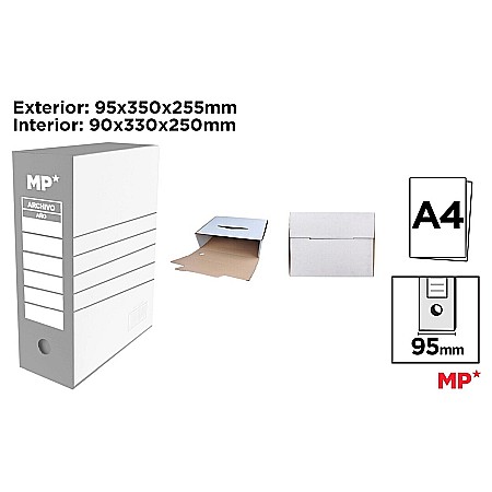 ORGANIZARE SI ARHIVARE - CUTIE ARHIVARE IPB 10CM GRI PC069G