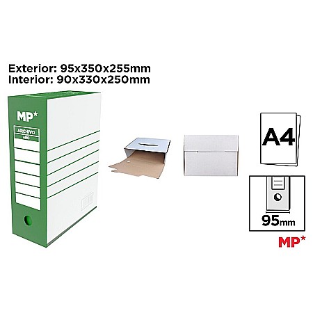 ORGANIZARE SI ARHIVARE - CUTIE ARHIVARE IPB 10CM VERDE PC069V