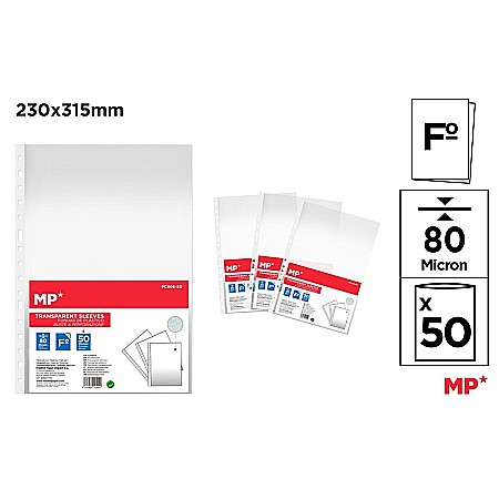 ORGANIZARE SI ARHIVARE - FOLIE PROTECTIE IPB A4+ 80 MIC 50/SET PC906-50