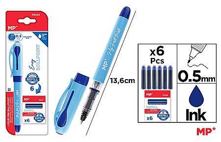 RECHIZITE SCOLARE - ROLLER IPB ALBASTRU IN BLISTER PE245