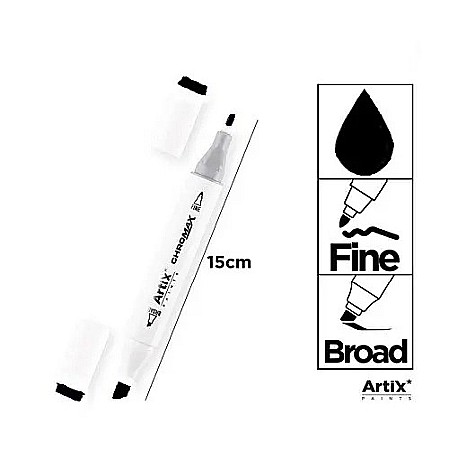 FINE ARTS&GRAPHICS - ART MARKER IPB 2 CAPETE NEGRU 120 PP915-120