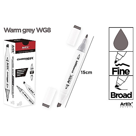 FINE ARTS&GRAPHICS - ART MARKER IPB 2 CAPETE GRI CALD WG8 PP915-32