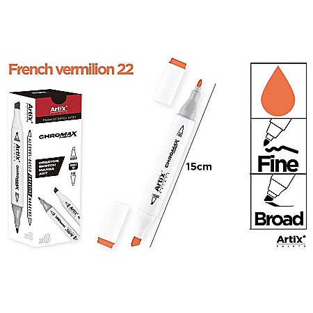 FINE ARTS&GRAPHICS - ART MARKER IPB 2 CAPETE ROSU VERMILION 22 PP915-22