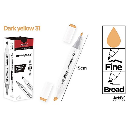 FINE ARTS&GRAPHICS - ART MARKER IPB 2 CAPETE GALBEN INCHIS 31 PP915-31