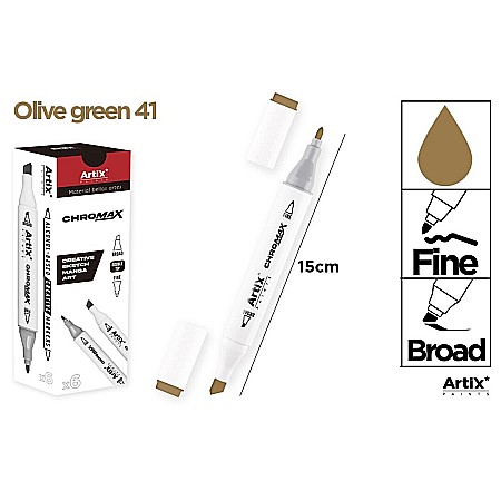 FINE ARTS&GRAPHICS - ART MARKER IPB 2 CAPETE VERDE MASLINIU 41 PP915-41