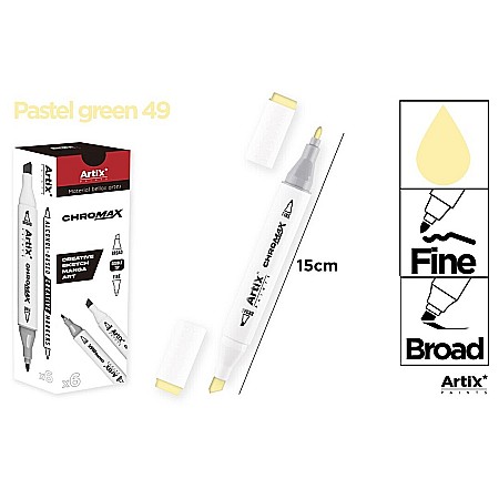 FINE ARTS&GRAPHICS - ART MARKER IPB 2 CAPETE VERDE DESCHIS PASTEL 49 PP915-49