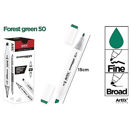 FINE ARTS&GRAPHICS - ART MARKER IPB 2 CAPETE FOREST GREEN 50 PP915-50 n
